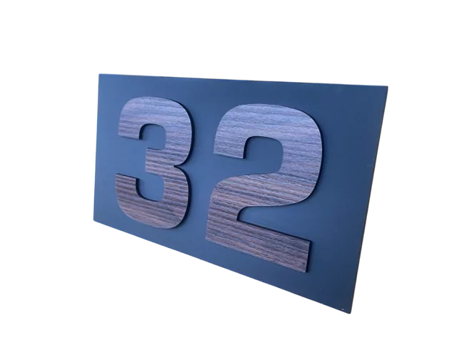 Design Matzwart Huisnummerbord - Afbeelding 11
