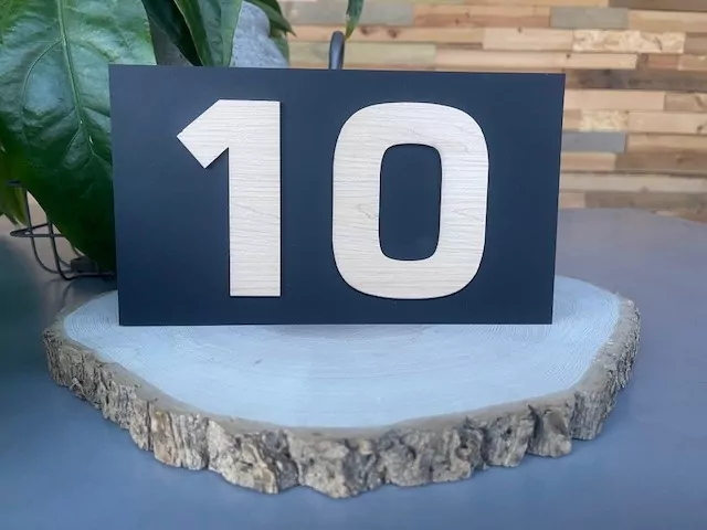 Design Matzwart Huisnummerbord - Afbeelding 12