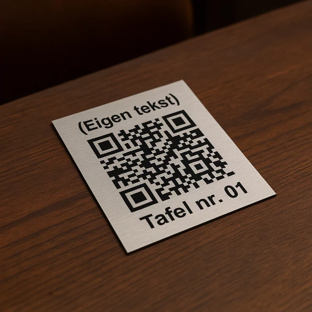 Tafelnummers met QR-code - Afbeelding 2