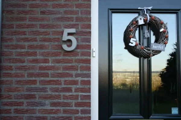 Huisnummers beton 20cm - Afbeelding 2