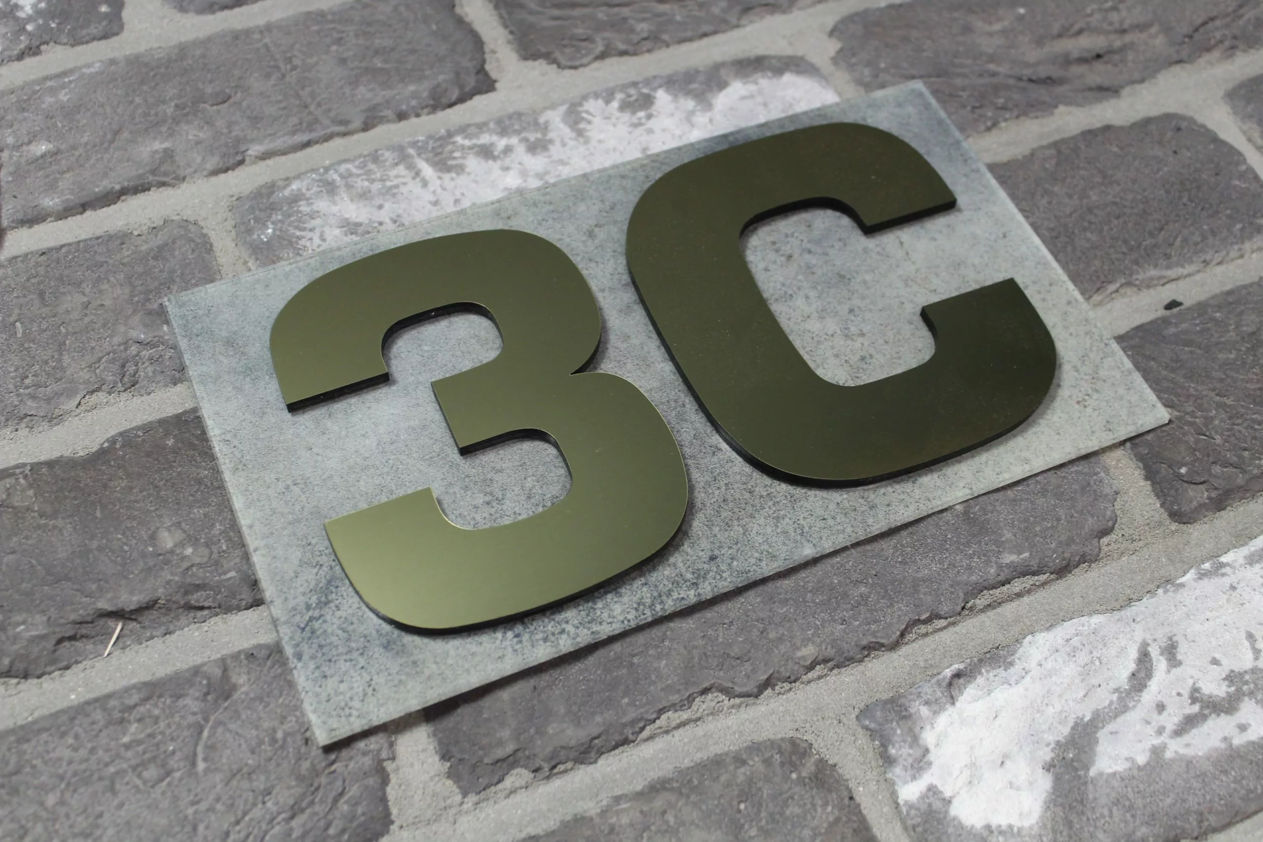 Design Betonlook huisnummer - Afbeelding 4