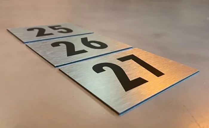 Huisnummerbord Standaard aluminium geprint NEN-1774 - Afbeelding 3