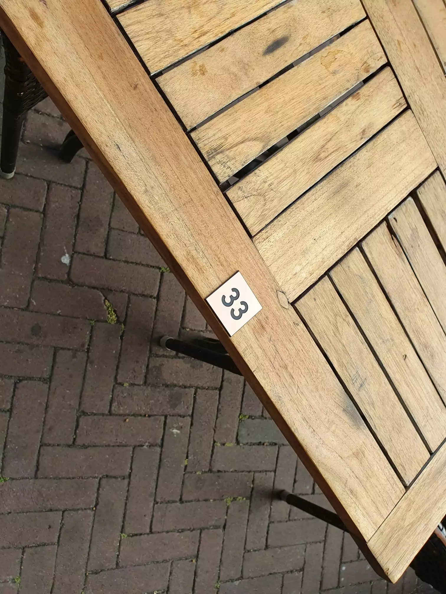 Tafelnummerbordjes luxe metaallook (RVS-look, Messinglook, Bronslook) - Afbeelding 6