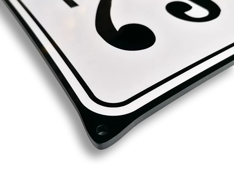 Huisnummer Retro look- 20×20 cm - Afbeelding 5