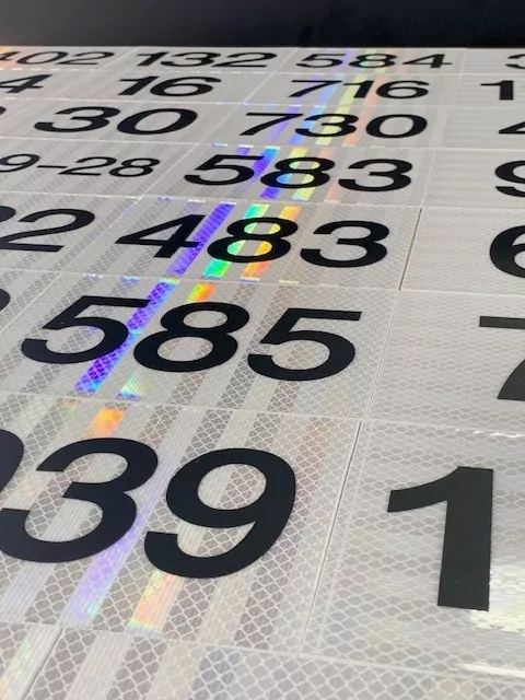 reflecterend huisnummer