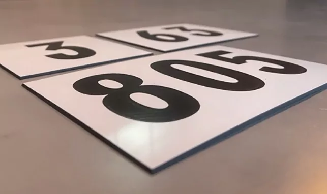 huisnummers in grote oplage